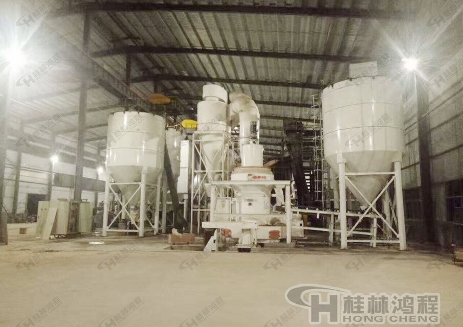 方解石磨粉机，雷蒙磨粉机，600目重钙粉设备，HC1700摆式磨