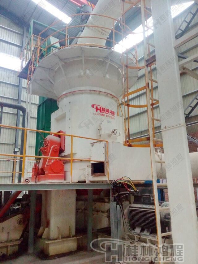 HLM1300立磨粉机生产方解石200目时产10吨磨粉设备型号