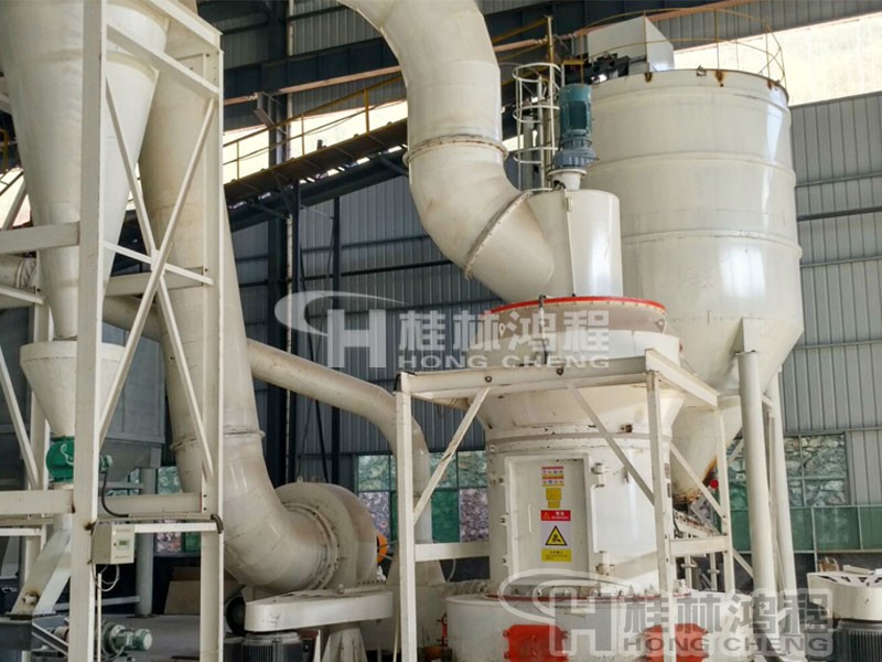 桂林鸿程325目煅烧石油焦磨粉机 雷蒙磨粉机 HC1700纵摆磨粉机