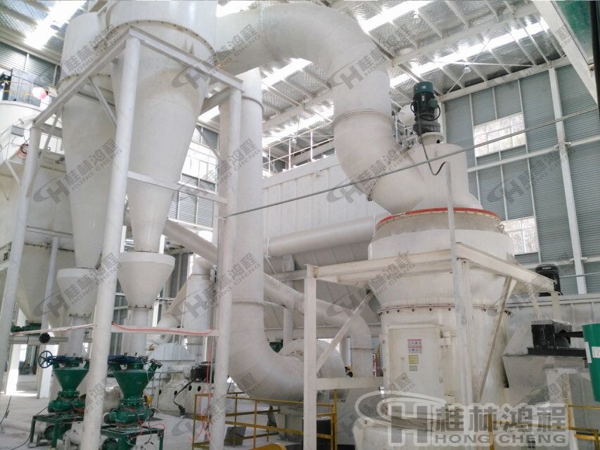 双三四飞粉重质碳酸钙磨机HC1700摆式磨