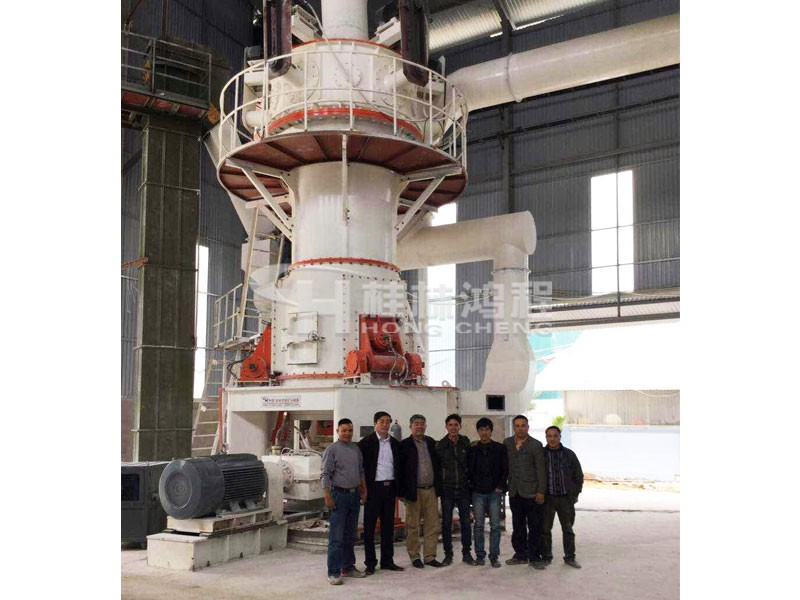 HLMX1100超细立磨325目到2500目石灰石磨粉机生产线